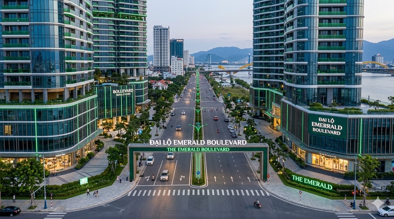 Đại lộ Emerald Boulevard Vin Làng Vân Đà Nẵng