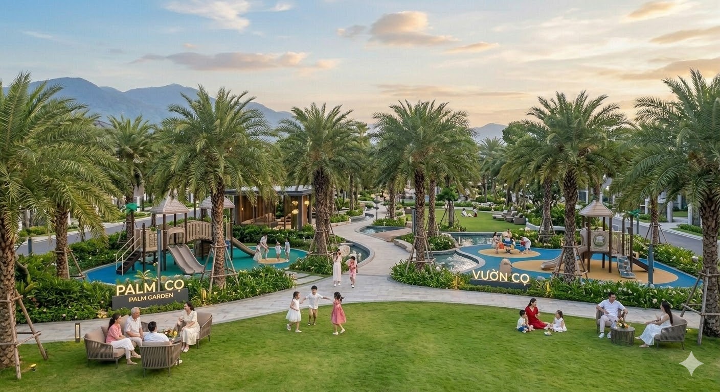 Vườn cọ Palm Garden Vin Làng Vân Đà Nẵng
