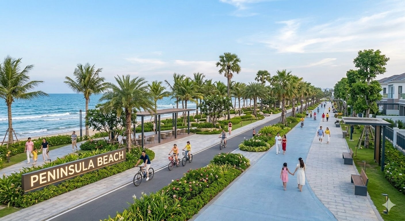 Công viên Biển Peninsula Park Vin Làng Vân Đà Nẵng